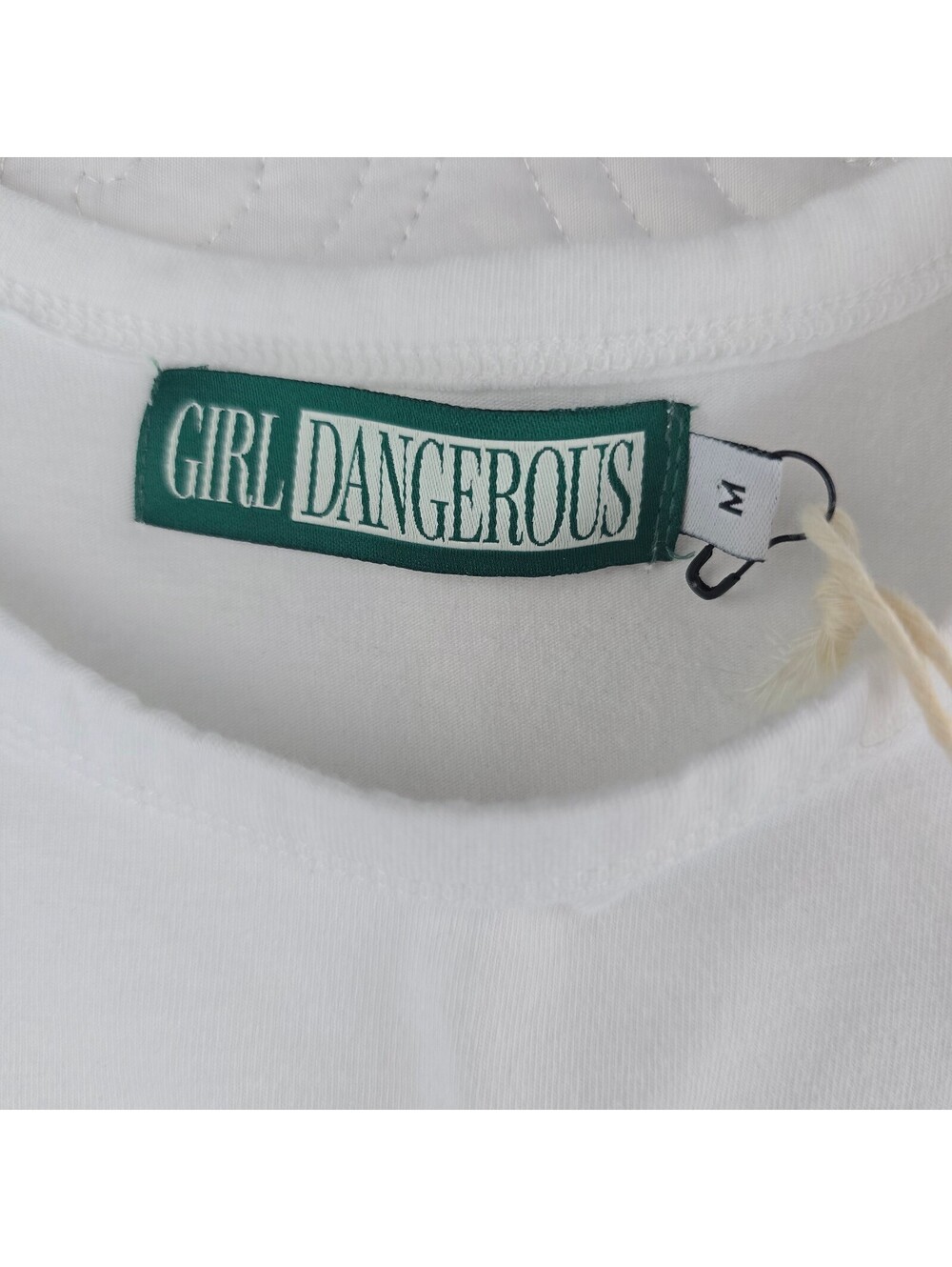 Girl Dangerous Hot Mama High Neck Tank Top, 100% Organic Cotton, Size Medium - Picture 4 of 8